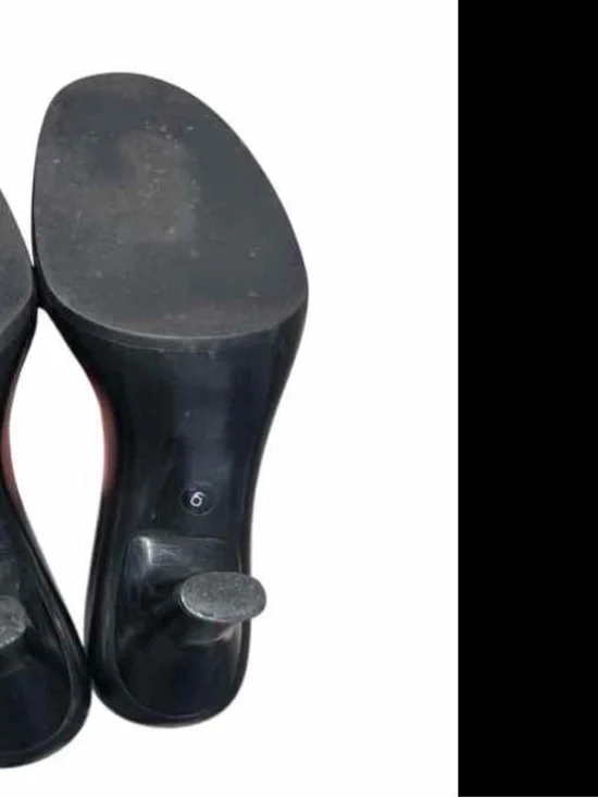 Gucci Black Patent Leather Open-Toe Kitten Heel Mule - Picture 10 of 10